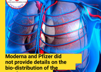 Moderna and Pfizer did not provide details on the bio-distribution of the vaccine
