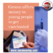 Greece offers money to young people to get vaccinated