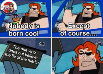 Nobody is born cool except…