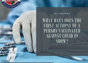 What data does the first autopsy of a person vaccinated against covid 19 show?