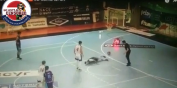 A basketball player in Spain (Oscar Cabrera) collapses due to suspected heart attack according to online reports.