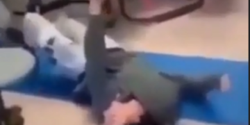 The body of a twice-jabbed 14 yr old apparently with Moderna, reacting to the last dose by violently convulsing.