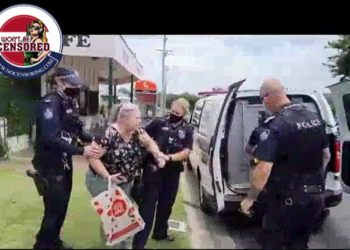 Queensland Australia: A woman is allegedly arrested for not revealing her ‘vaccine status’ to police according to online reports