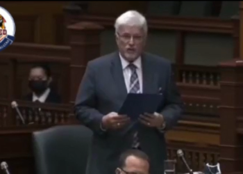 Canadian MPP Rick Nicholls calls out vaccine induced stillbirths in Parliament.