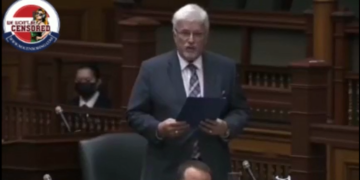 Canadian MPP Rick Nicholls calls out vaccine induced stillbirths in Parliament.