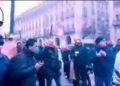 Torino Italy 🇮🇹 Anti VAX Pass The People burn Their Passes Every Message Counts