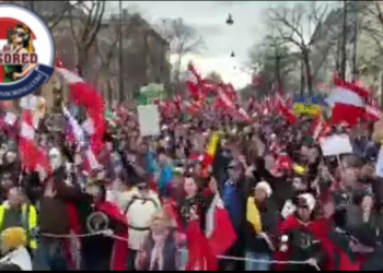 Thousands protest against COVID rules in Vienna, Austria, refusing to live a life of perpetual fear