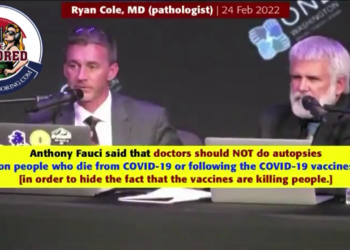 DR. RYAN COLE MD (PATHOLOGIST): “DOCTORS WERE TOLD DON’T DO AUTOPSIES ON COVID-19 PATIENTS TO HIDE THE REAL CAUSE OF DEATH”