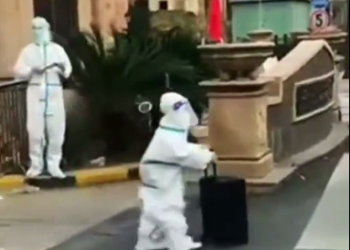 Across China , every day , tens of thousands of people are being forcibly bussed away to Covid quarantine camps now.