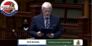 “Ontario Bill 100 about to pass- grants permanent & expanded emergency powers. THEY CAN SEIZE YOUR HOME FOR PROTESTING no hearing no trial no due process.”