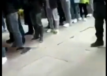 Chinese citizens who skipped mandatory COVID testing were rounded up, handcuffed and forced to take a COVID test by the Chinese communist party. Armed guards with guns stood by.