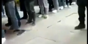 Chinese citizens who skipped mandatory COVID testing were rounded up, handcuffed and forced to take a COVID test by the Chinese communist party. Armed guards with guns stood by.