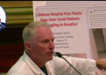 Dr Richard Bartlett in front of Texas Senate.