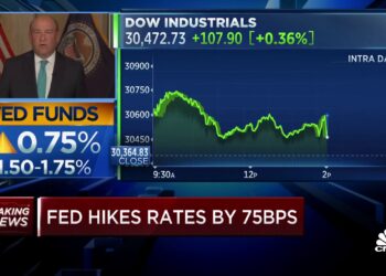 The Fed Raises Interest Rates Again by 0.75%, in a Historic Measure to Curb Inflation
