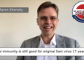 Dr. Aaron Kheriaty – “Natural immunity from the original Sars virus is still good 17 years later”
